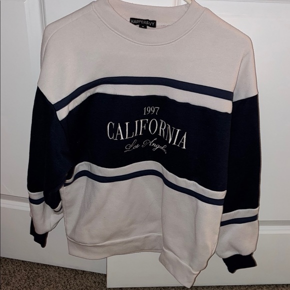 Harper White and Black Long Sleeve Tee - Picture 1 of 3